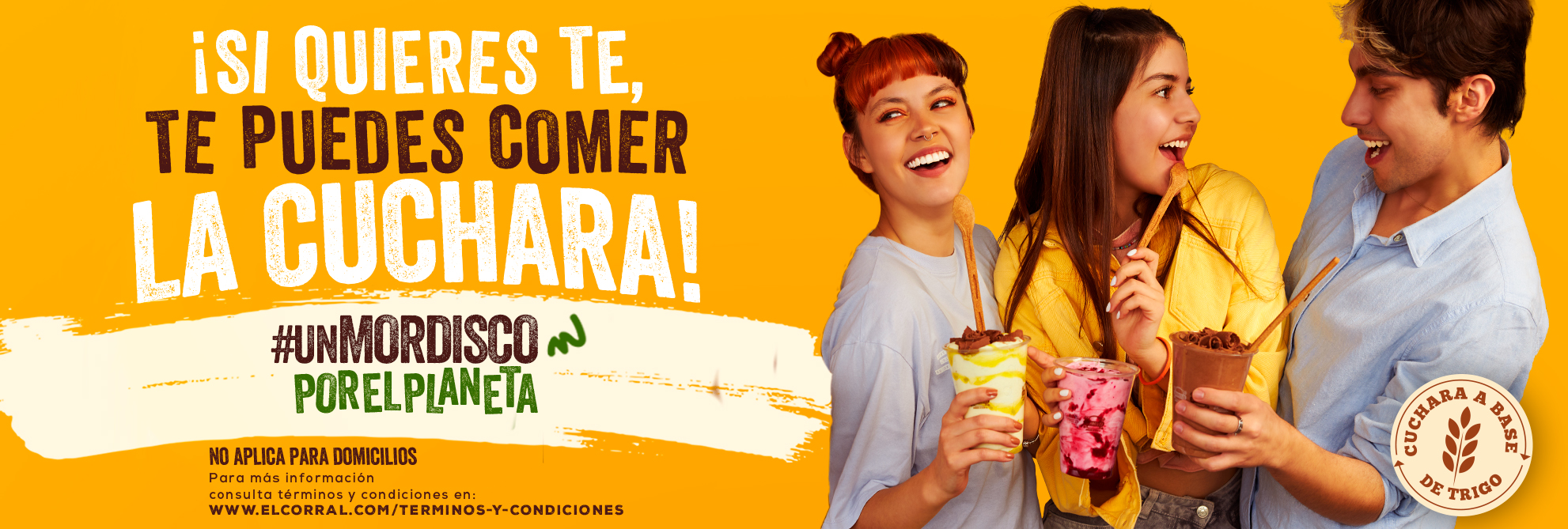 Por el planeta, si quieres ¡Te puedes comer la cuchara!